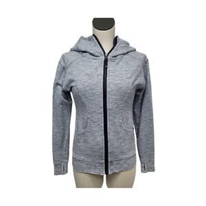 Lululemon‎ Full Zip Hooded Jacket Heathered Blue Women's Size 4